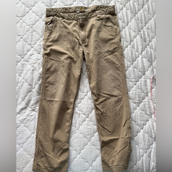 Carhartt Men's Cargo Pants - Khaki loose fit 42x34 - Picture 1 of 8